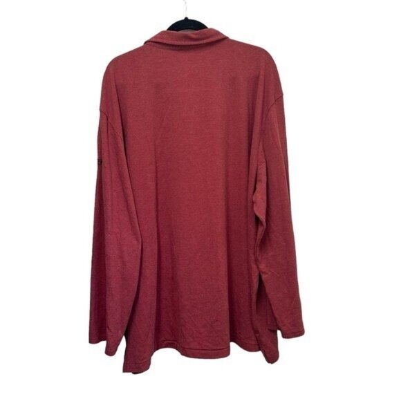 Sheetz 4XL Employee Long Sleeve Polo Shirt Red Gas Station Loomstate Team Member - Picture 2 of 7